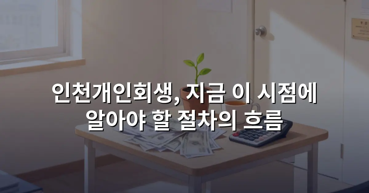 인천개인회생, 지금 이 시점에 알아야 할 절차의 흐름