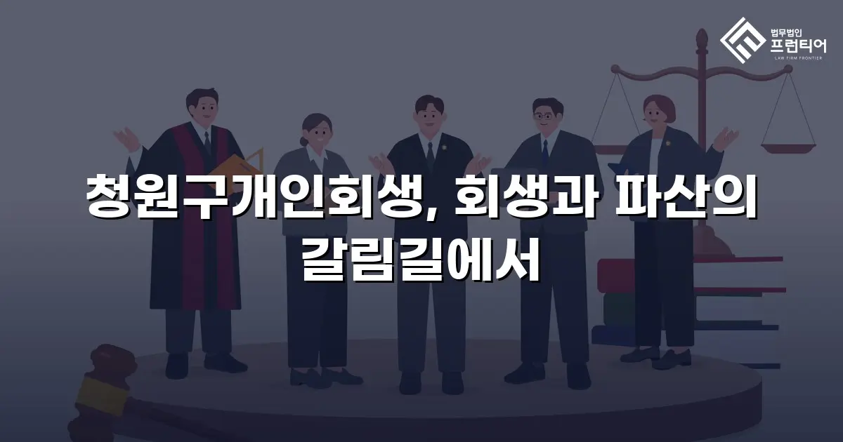 청원구개인회생, 회생과 파산의 갈림길에서