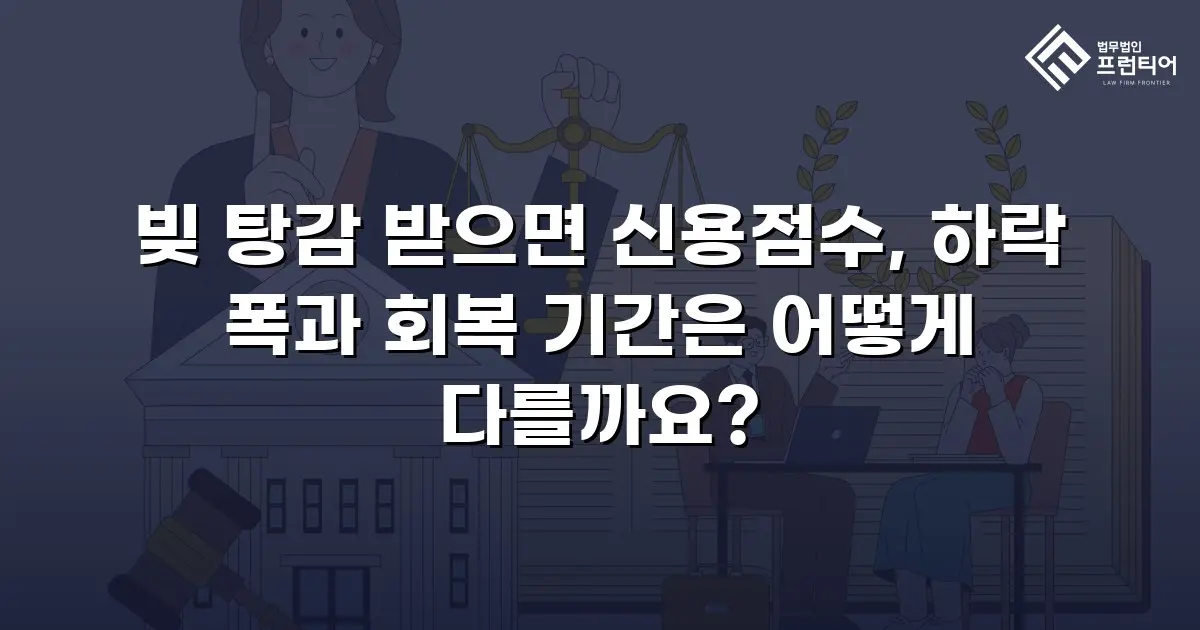 빚 탕감 받으면 신용점수, 하락 폭과 회복 기간은 어떻게 다를까요?
