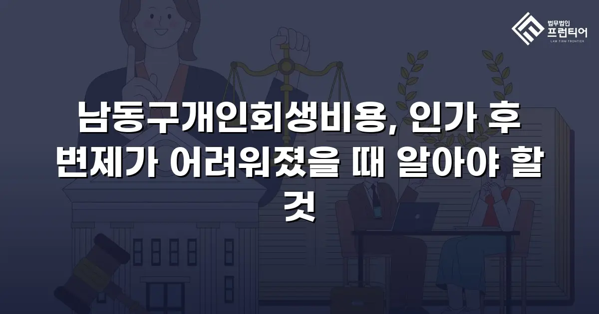 남동구개인회생비용, 인가 후 변제가 어려워졌을 때 알아야 할 것
