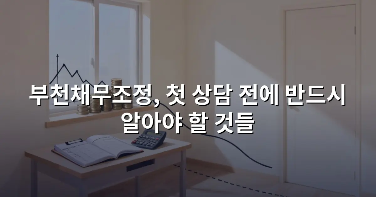 부천채무조정, 첫 상담 전에 반드시 알아야 할 것들