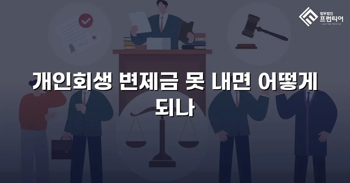 개인회생 변제금 못 내면 어떻게 되나
