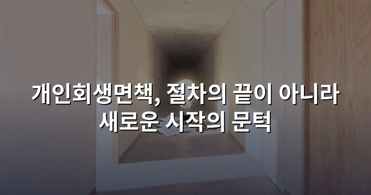 개인회생면책, 절차의 끝이 아니라 새로운 시작의 문턱