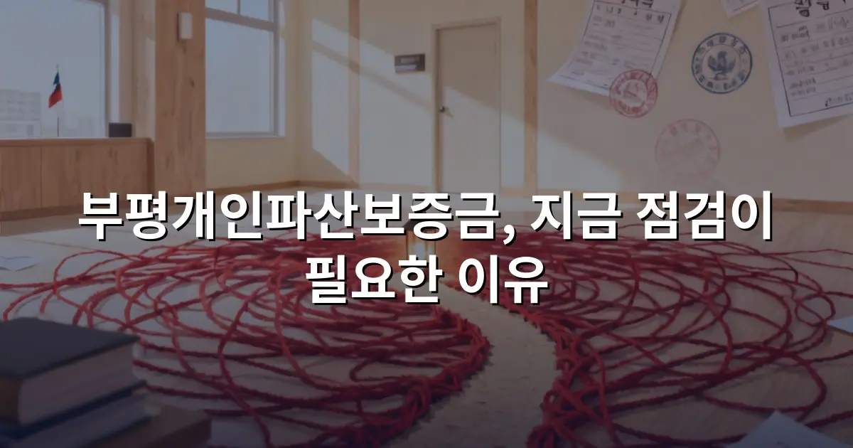 부평개인파산보증금, 지금 점검이 필요한 이유