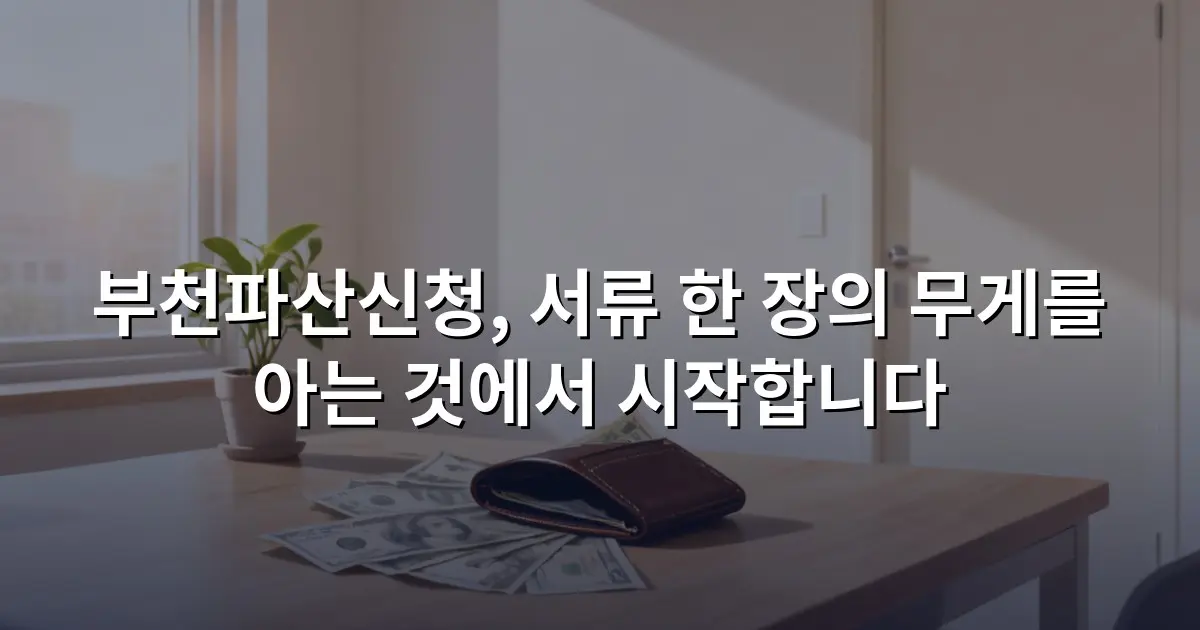 부천파산신청, 서류 한 장의 무게를 아는 것에서 시작합니다