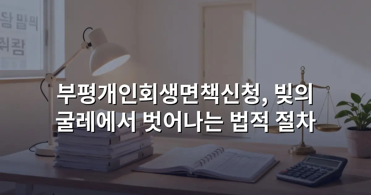 부평개인회생면책신청, 빚의 굴레에서 벗어나는 법적 절차