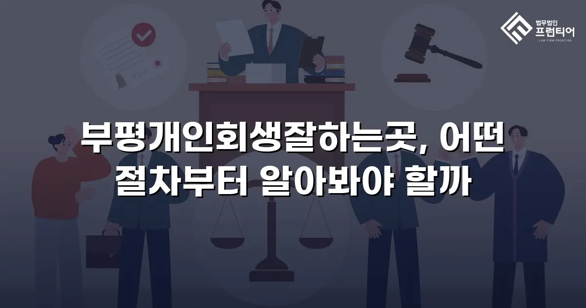 부평개인회생잘하는곳, 어떤 절차부터 알아봐야 할까