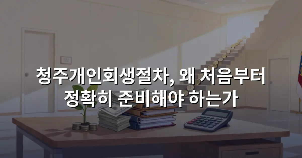 청주개인회생절차, 왜 처음부터 정확히 준비해야 하는가
