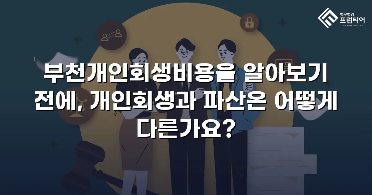부천개인회생비용을 알아보기 전에, 개인회생과 파산은 어떻게 다른가요?