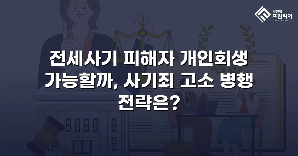 전세사기 피해자 개인회생 가능할까, 사기죄 고소 병행 전략은?