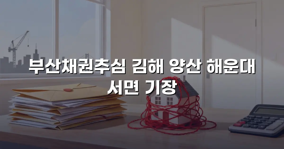 부산채권추심 김해 양산 해운대 서면 기장