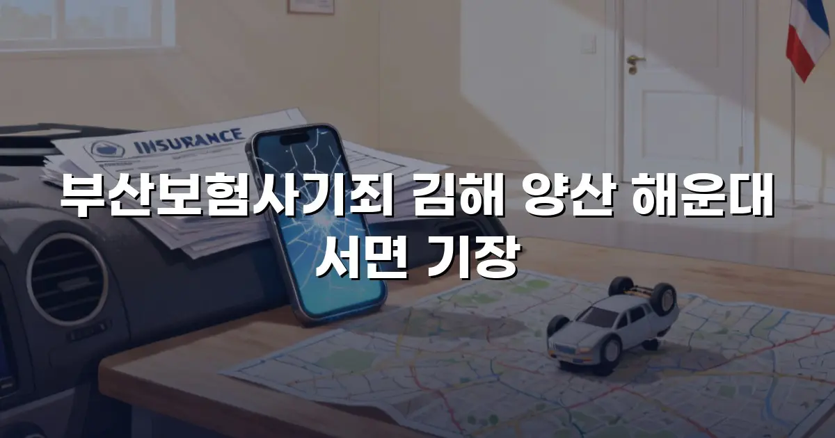 부산보험사기죄 김해 양산 해운대 서면 기장
