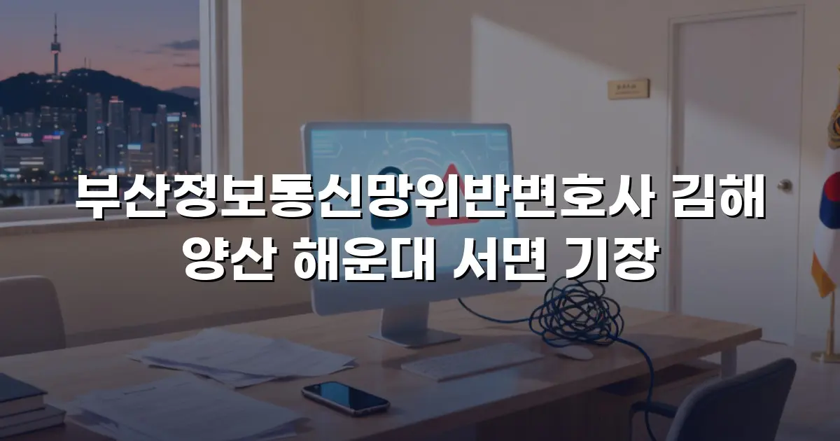 부산정보통신망위반변호사 김해 양산 해운대 서면 기장