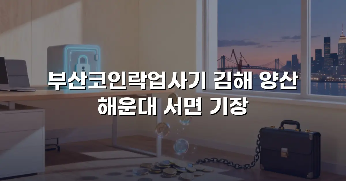 부산코인락업사기 김해 양산 해운대 서면 기장