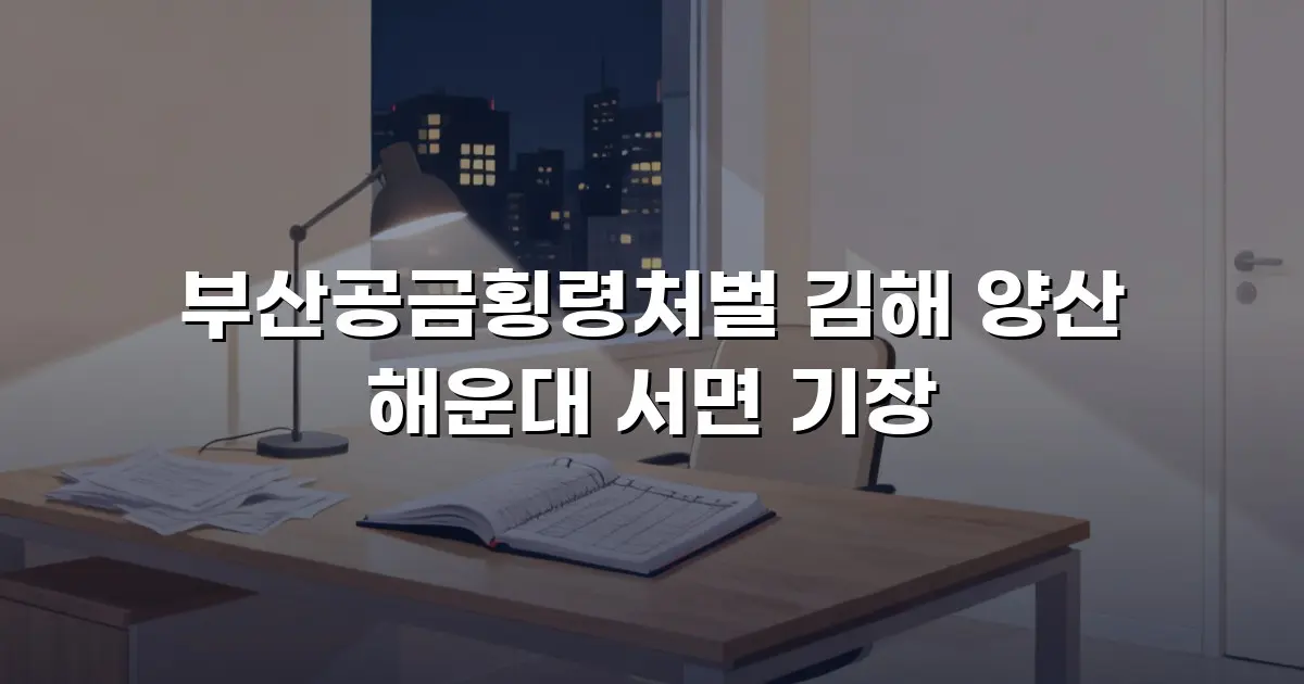 부산공금횡령처벌 김해 양산 해운대 서면 기장