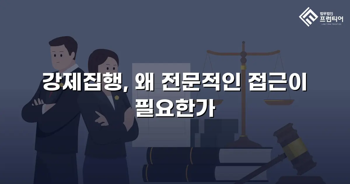 강제집행, 왜 전문적인 접근이 필요한가