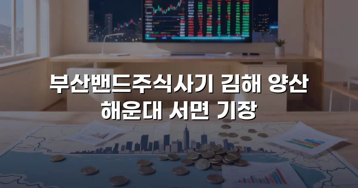 부산밴드주식사기 김해 양산 해운대 서면 기장