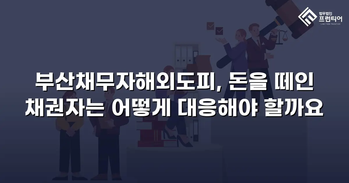 부산채무자해외도피, 돈을 떼인 채권자는 어떻게 대응해야 할까요