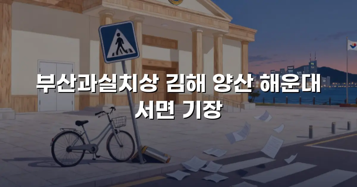 부산과실치상 김해 양산 해운대 서면 기장