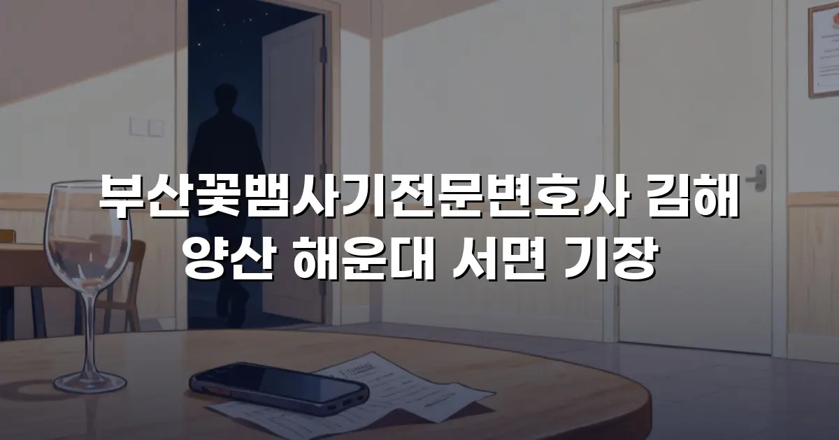 부산꽃뱀사기전문변호사 김해 양산 해운대 서면 기장