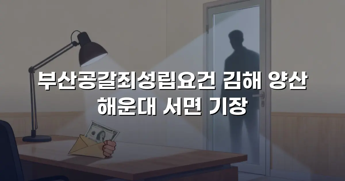 부산공갈죄성립요건 김해 양산 해운대 서면 기장