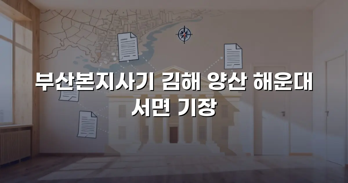 부산본지사기 김해 양산 해운대 서면 기장
