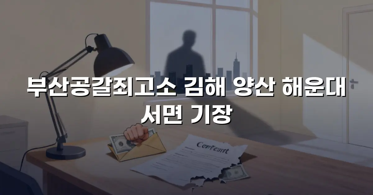 부산공갈죄고소 김해 양산 해운대 서면 기장