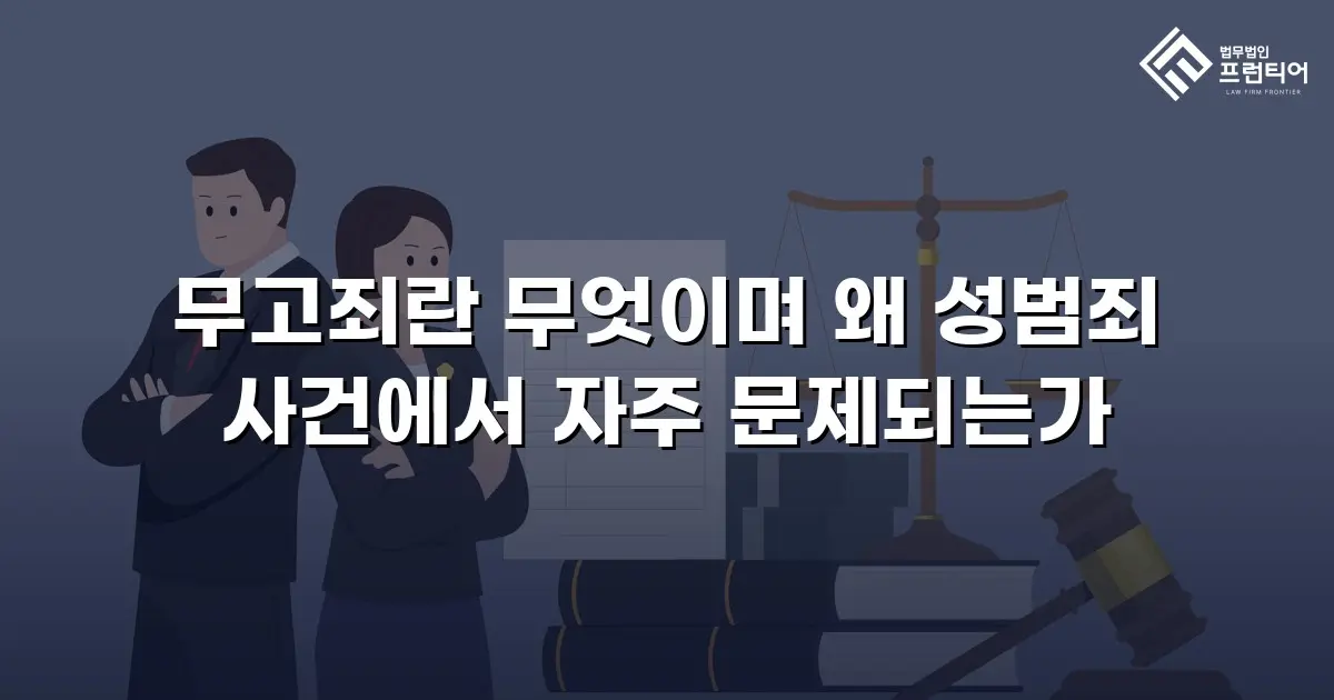 무고죄란 무엇이며 왜 성범죄 사건에서 자주 문제되는가