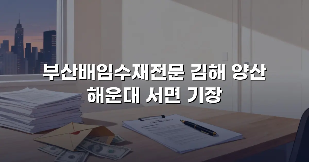부산배임수재전문 김해 양산 해운대 서면 기장