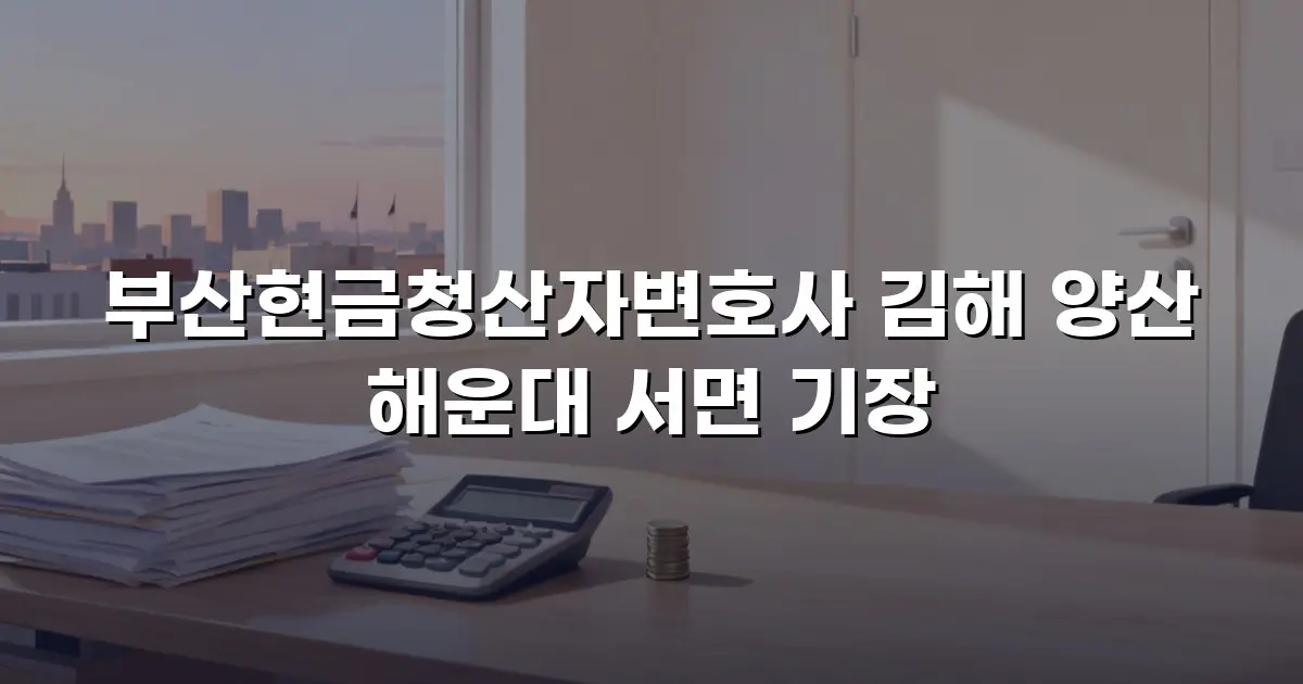 부산현금청산자변호사 김해 양산 해운대 서면 기장
