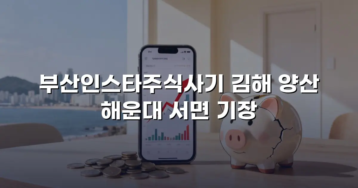 부산인스타주식사기 김해 양산 해운대 서면 기장