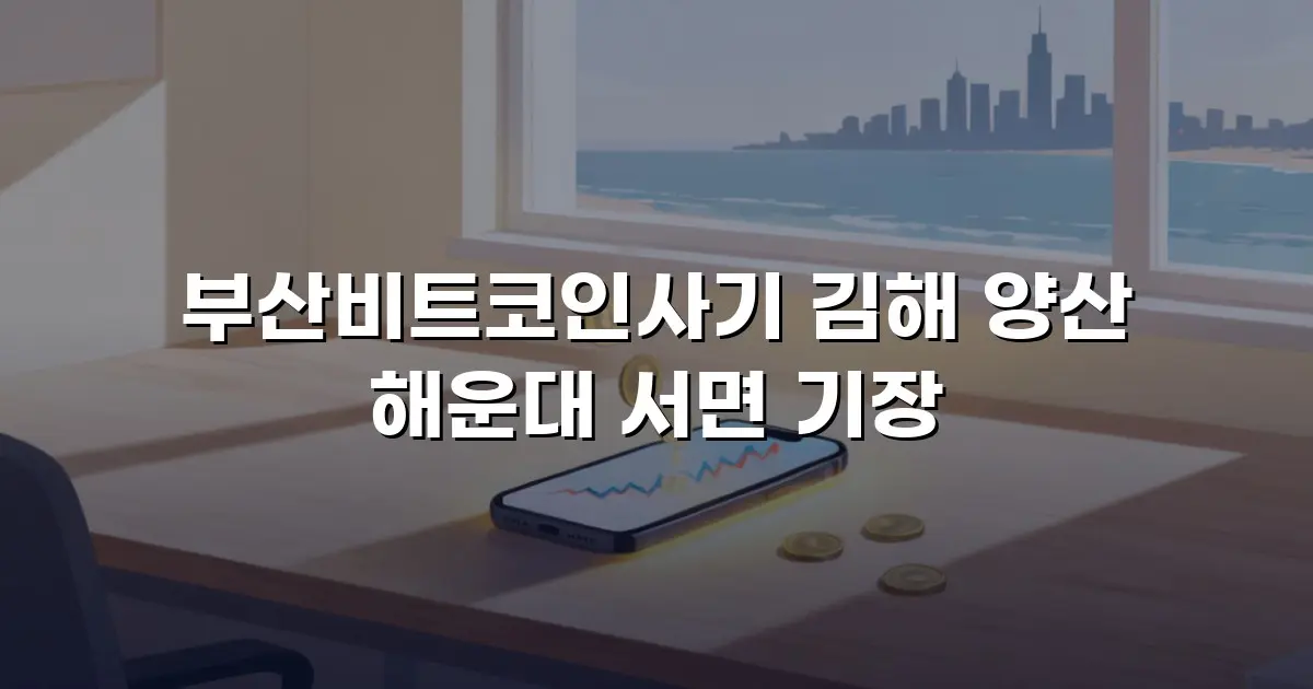 부산비트코인사기 김해 양산 해운대 서면 기장