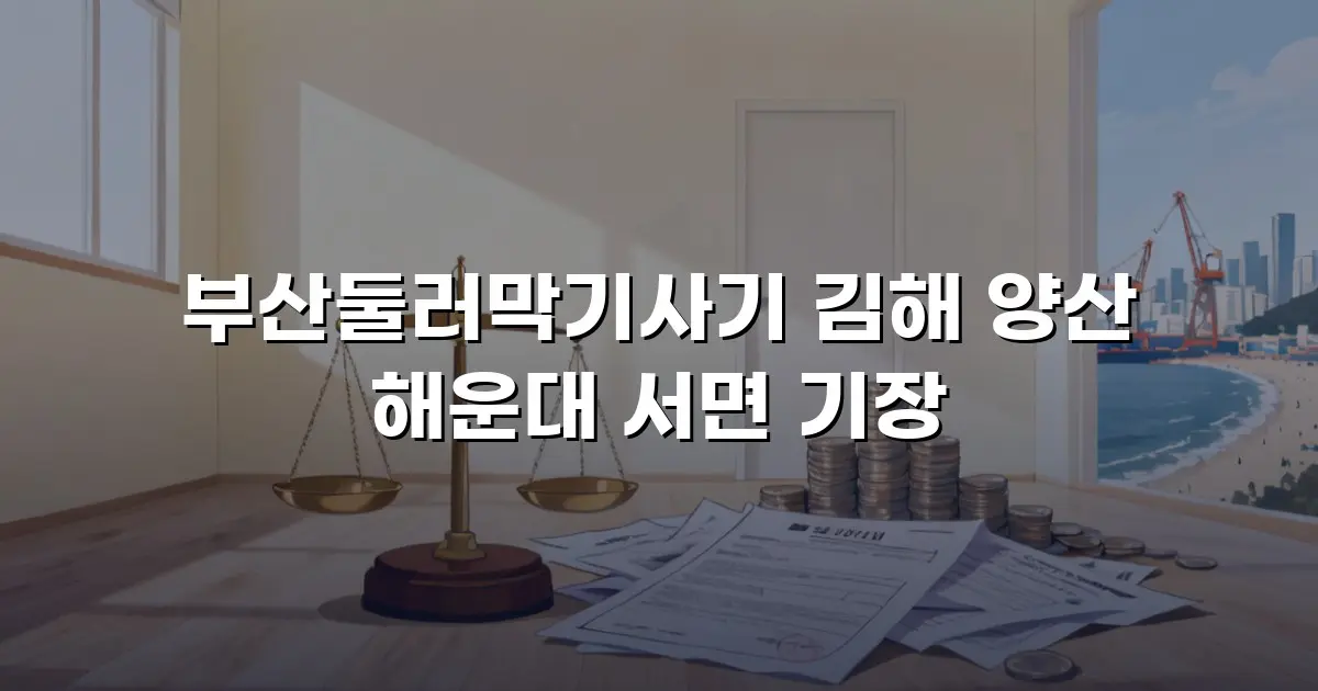부산둘러막기사기 김해 양산 해운대 서면 기장
