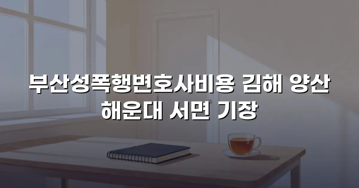 부산성폭행변호사비용 김해 양산 해운대 서면 기장