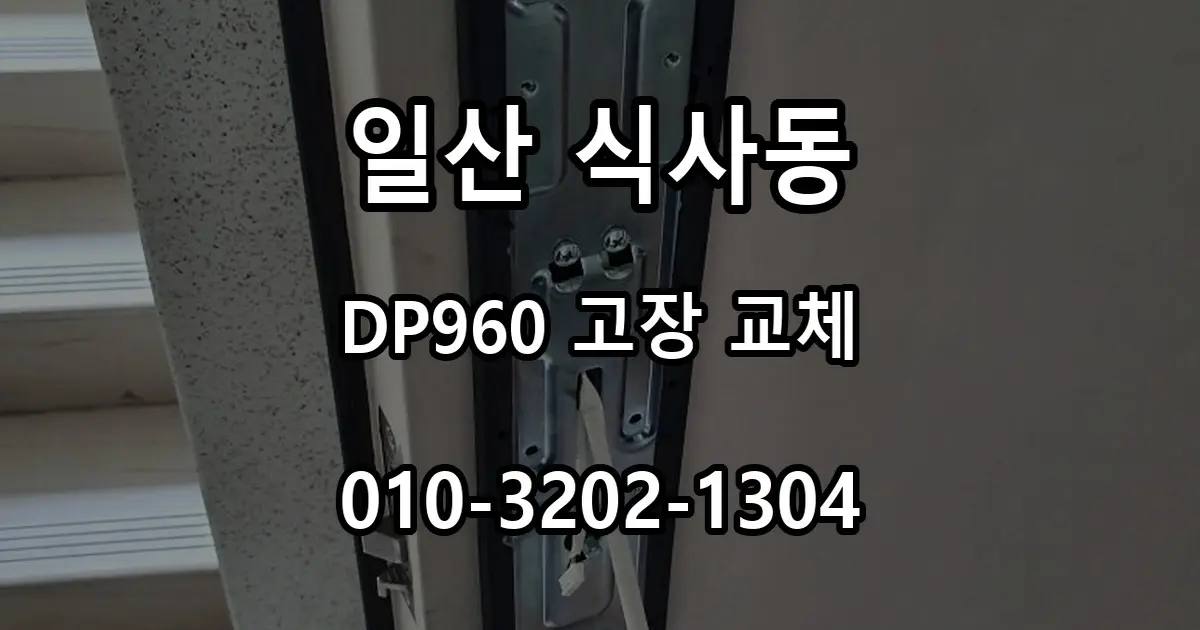 식사동 삼성 번호키 버튼 오작동, DP960 지문인식 푸시풀로 교체
