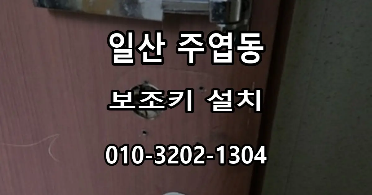 주엽동 치매 보조키 설치, 안팎 모두 열쇠로 여닫는 이중 잠금을 선택한 이유
