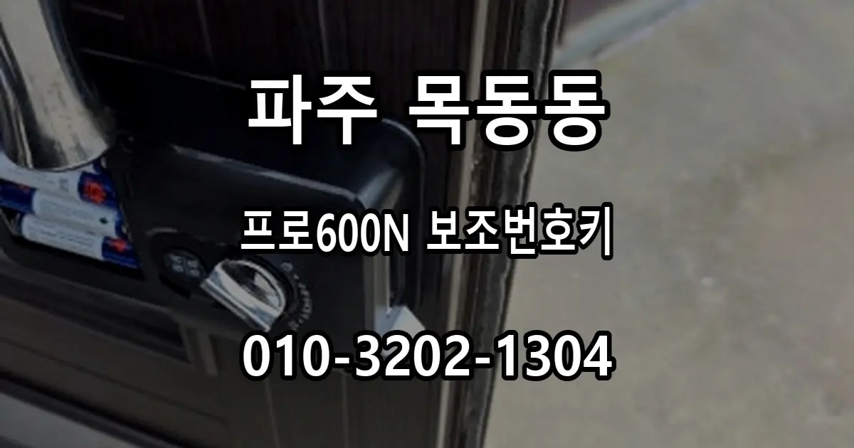 목동동 철문 보조번호키 마스터즈 프로600N 설치