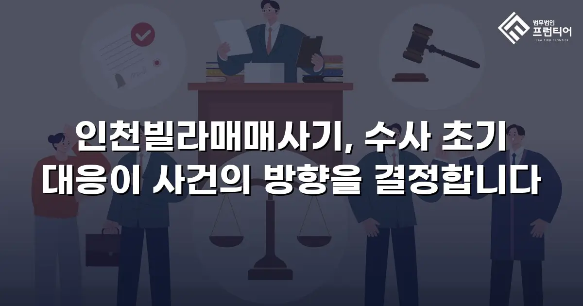 인천빌라매매사기, 수사 초기 대응이 사건의 방향을 결정합니다