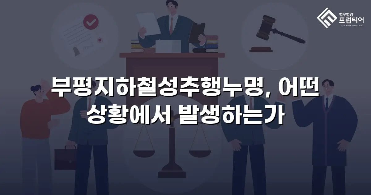 부평지하철성추행누명, 어떤 상황에서 발생하는가
