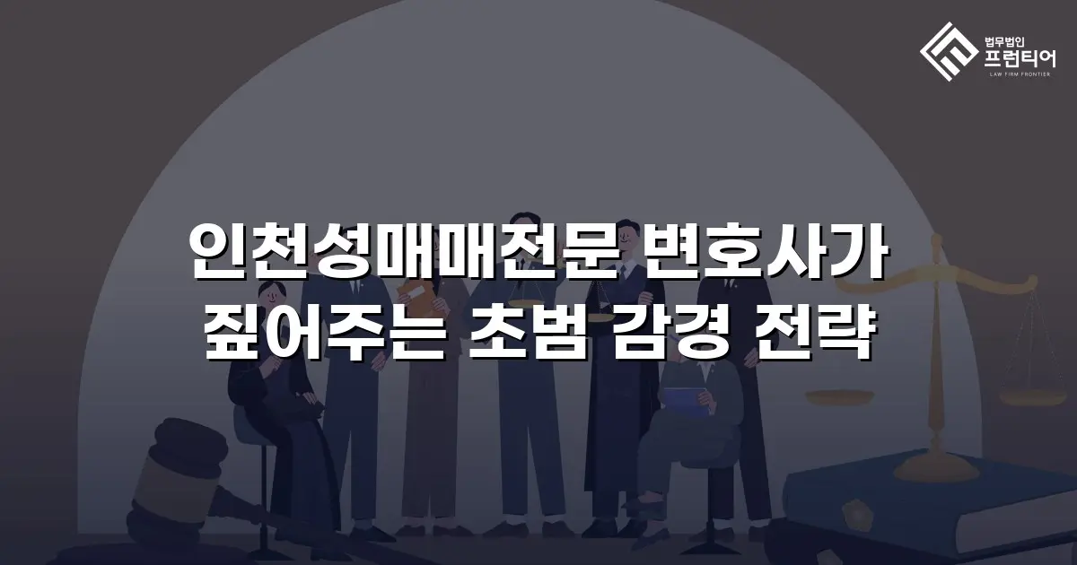 인천성매매전문 변호사가 짚어주는 초범 감경 전략