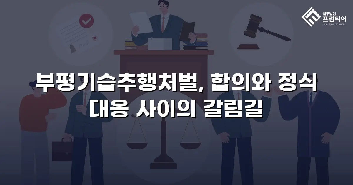 부평기습추행처벌, 합의와 정식 대응 사이의 갈림길