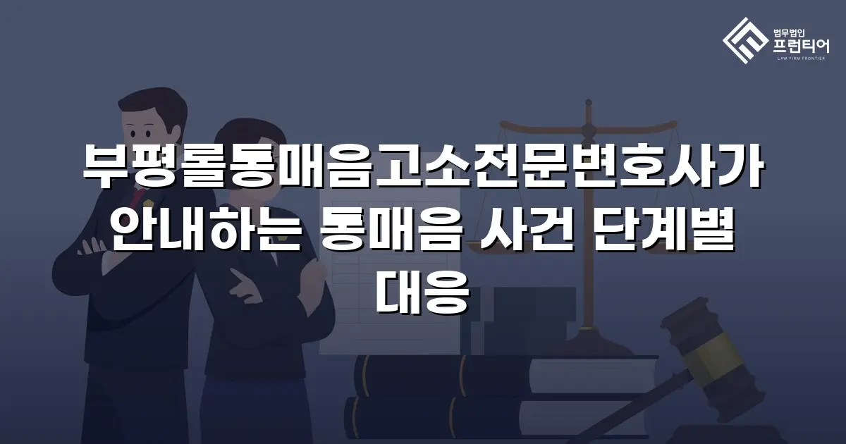 부평롤통매음고소전문변호사가 안내하는 통매음 사건 단계별 대응