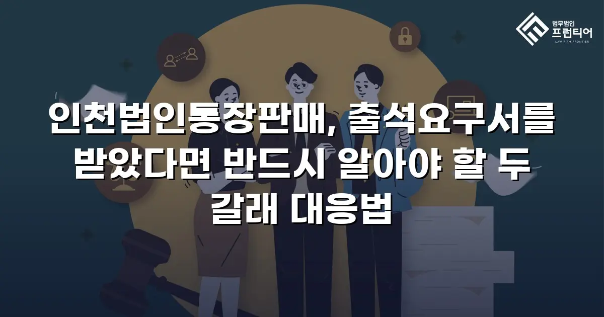 인천법인통장판매, 출석요구서를 받았다면 반드시 알아야 할 두 갈래 대응법