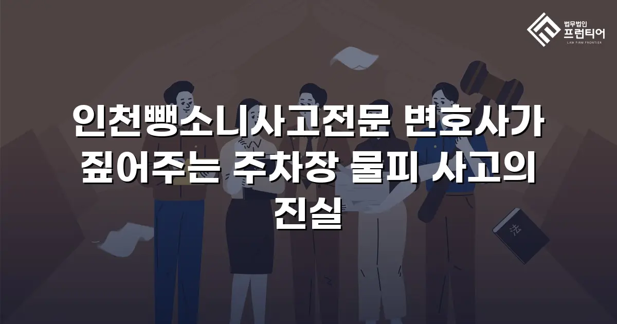 인천뺑소니사고전문 변호사가 짚어주는 주차장 물피 사고의 진실