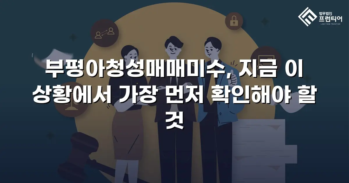 부평아청성매매미수, 지금 이 상황에서 가장 먼저 확인해야 할 것