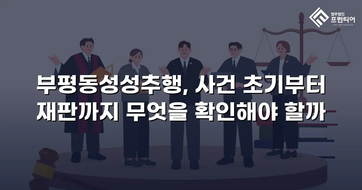부평동성성추행, 사건 초기부터 재판까지 무엇을 확인해야 할까