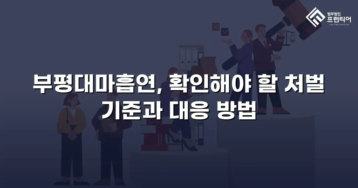 부평대마흡연, 확인해야 할 처벌 기준과 대응 방법