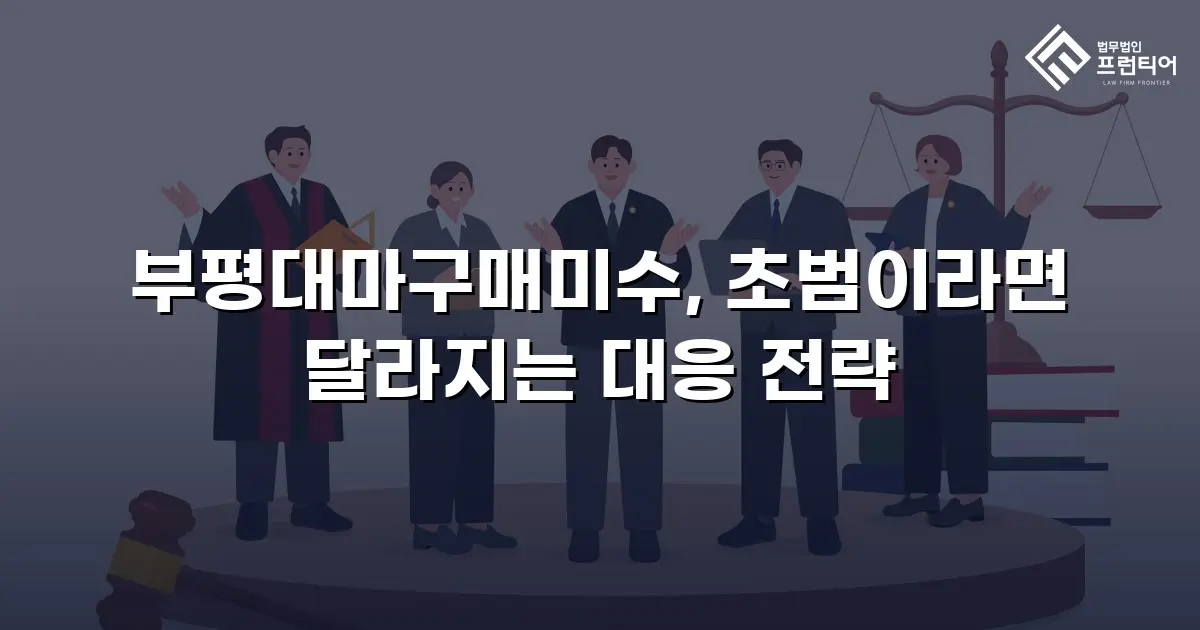 부평대마구매미수, 초범이라면 달라지는 대응 전략