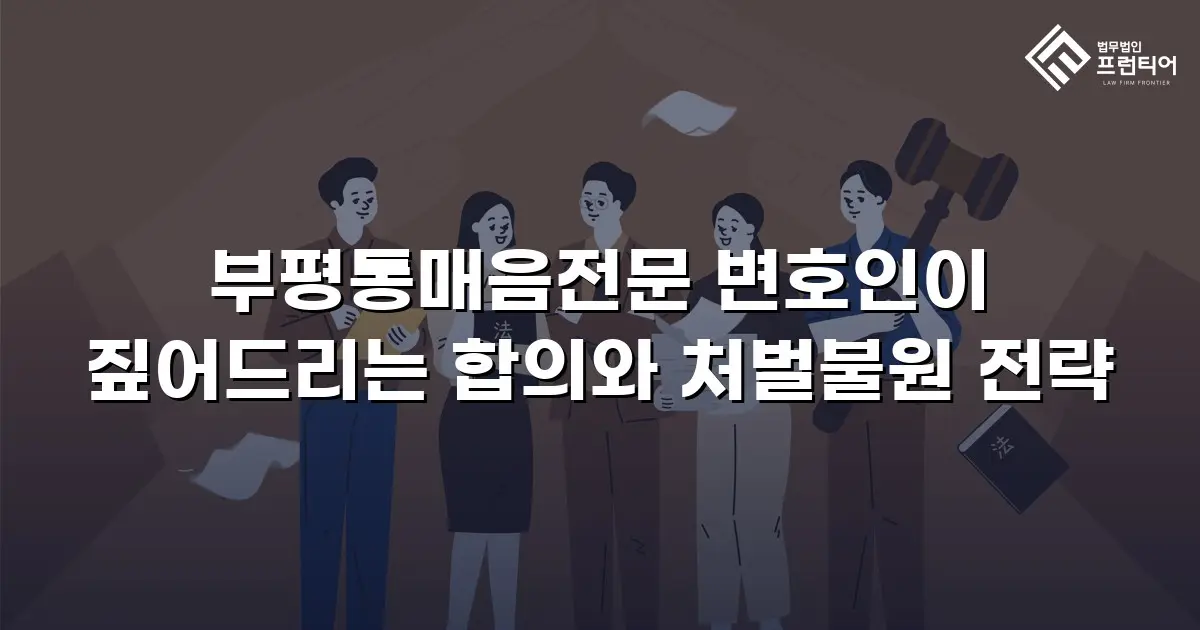 부평통매음전문 변호인이 짚어드리는 합의와 처벌불원 전략