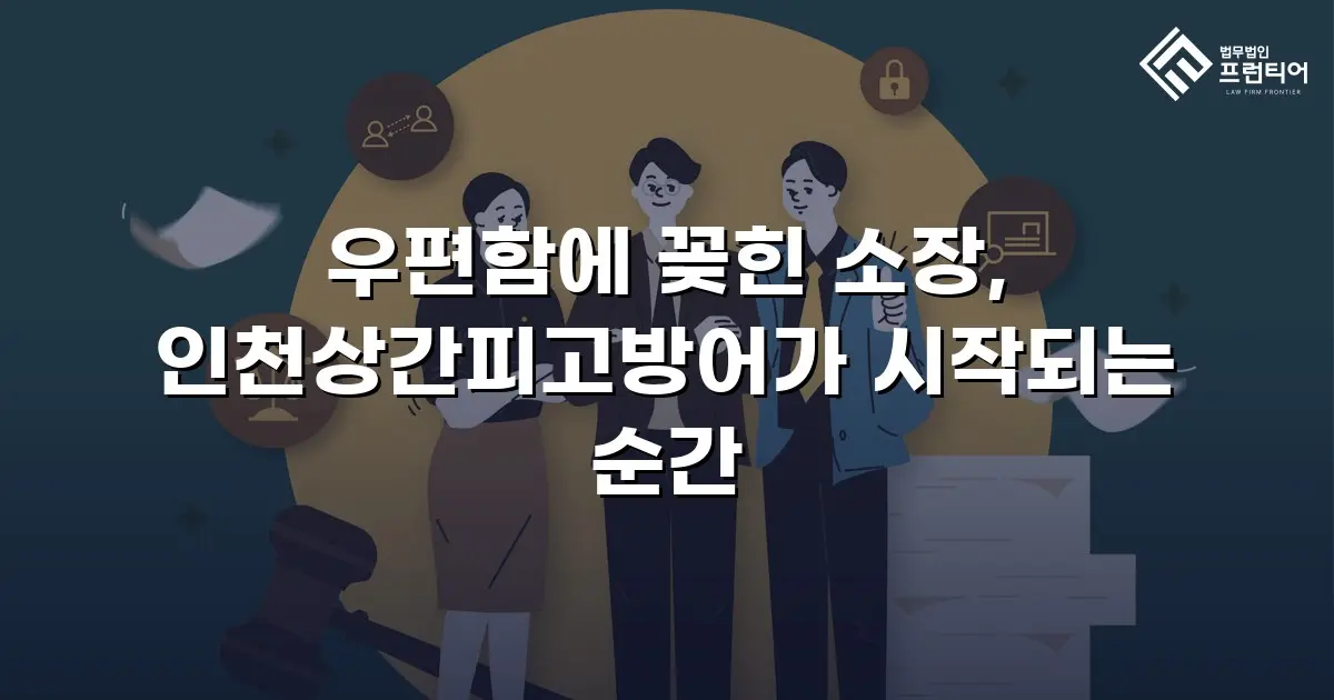 우편함에 꽂힌 소장, 인천상간피고방어가 시작되는 순간